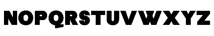 Habitas Super Font UPPERCASE