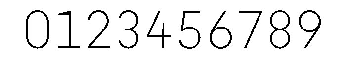 Habitas Thin Font OTHER CHARS