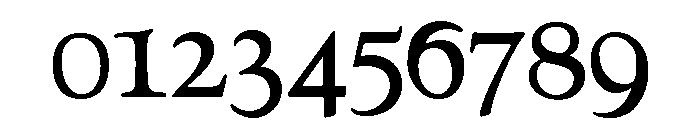 Hadriano Regular Font OTHER CHARS