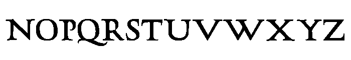Hadriano Regular Font UPPERCASE