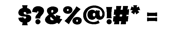 Halau Bold Font OTHER CHARS