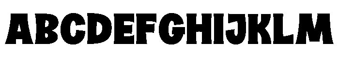 Halau Bold Font UPPERCASE