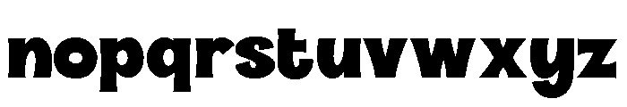 Halau Bold Font LOWERCASE