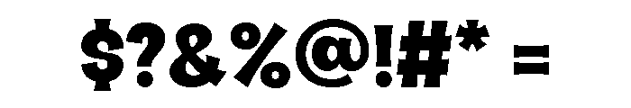 Halau Medium Font OTHER CHARS