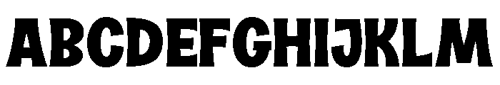 Halau Medium Font UPPERCASE
