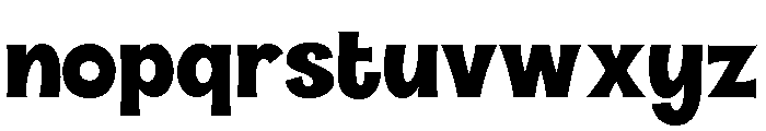 Halau Medium Font LOWERCASE
