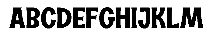 Halau Regular Font UPPERCASE