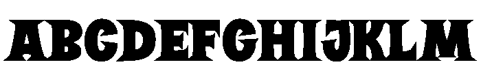 Halau Serif Bold Font UPPERCASE