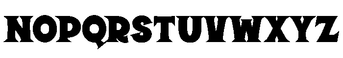Halau Serif Bold Font UPPERCASE