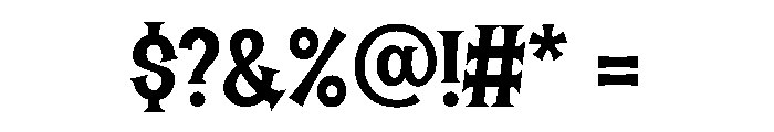 Halau Serif Light Font OTHER CHARS