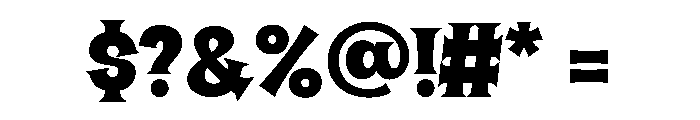 Halau Serif Medium Font OTHER CHARS