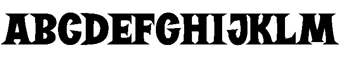 Halau Serif Medium Font UPPERCASE