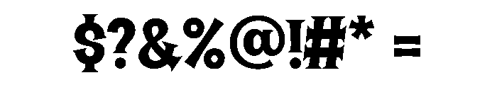 Halau Serif Regular Font OTHER CHARS