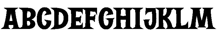 Halau Serif Regular Font UPPERCASE