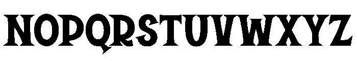 Halau Serif Regular Font UPPERCASE