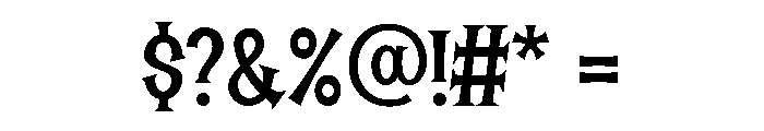 Halau Serif Thin Font OTHER CHARS
