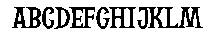 Halau Serif Thin Font UPPERCASE