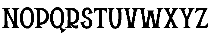 Halau Serif Thin Font UPPERCASE