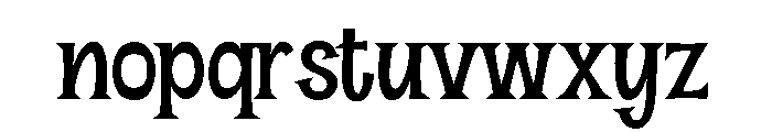 Halau Serif Thin Font LOWERCASE