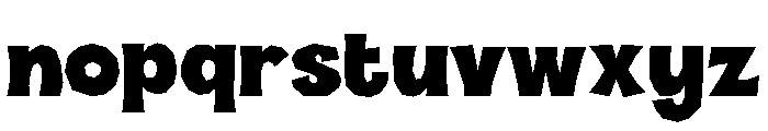 Halau Spooky Fill Bold Font LOWERCASE