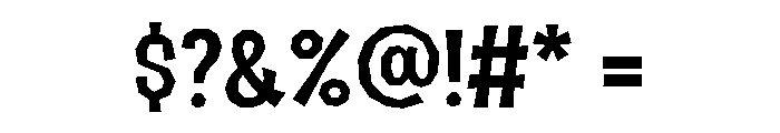 Halau Spooky Fill Light Font OTHER CHARS