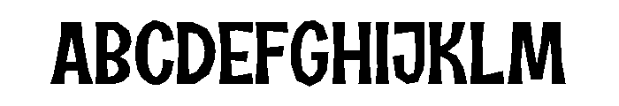 Halau Spooky Fill Light Font UPPERCASE