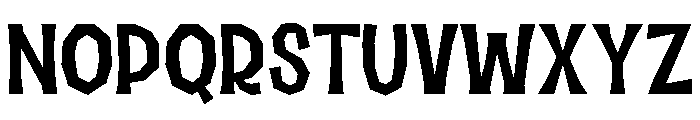Halau Spooky Fill Light Font UPPERCASE