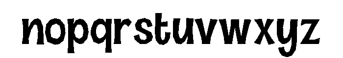 Halau Spooky Fill Light Font LOWERCASE