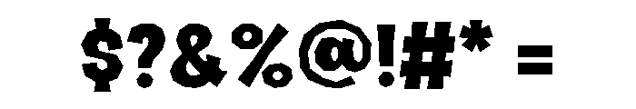 Halau Spooky Fill Medium Font OTHER CHARS