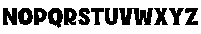 Halau Spooky Fill Medium Font UPPERCASE