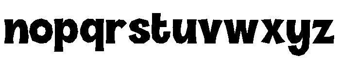Halau Spooky Fill Medium Font LOWERCASE