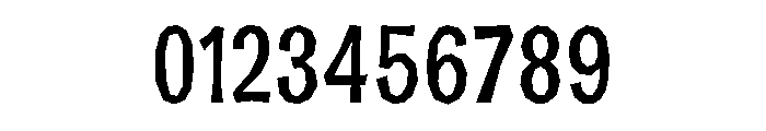 Halau Spooky Fill Thin Font OTHER CHARS