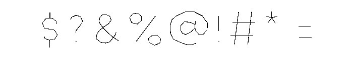 Halau Spooky Inline Bold Font OTHER CHARS
