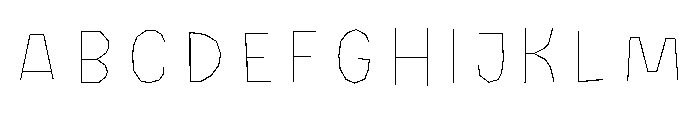 Halau Spooky Inline Bold Font UPPERCASE