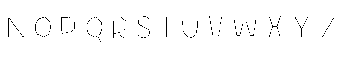 Halau Spooky Inline Bold Font UPPERCASE