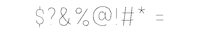 Halau Spooky Inline Light Font OTHER CHARS
