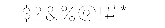 Halau Spooky Inline Medium Font OTHER CHARS