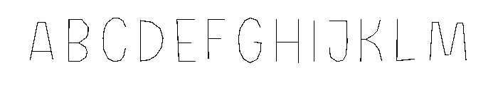 Halau Spooky Inline Regular Font UPPERCASE