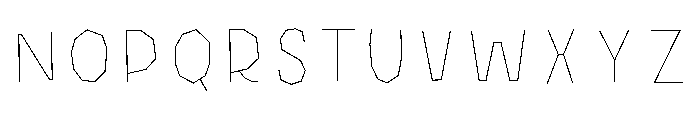 Halau Spooky Inline Regular Font UPPERCASE