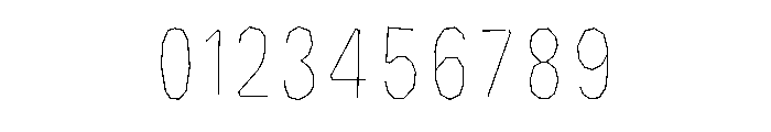 Halau Spooky Inline Thin Font OTHER CHARS