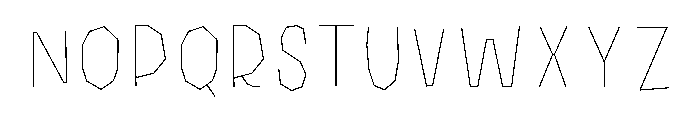 Halau Spooky Inline Thin Font UPPERCASE