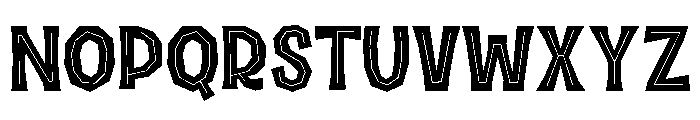 Halau Spooky Regular Font UPPERCASE