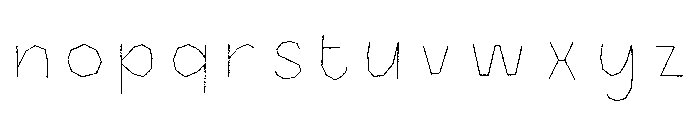 Halau Spooky Rough Inline Bold Font LOWERCASE