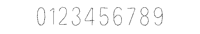 Halau Spooky Rough Inline Light Font OTHER CHARS