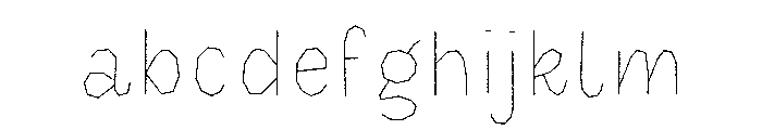 Halau Spooky Rough Inline Light FONT