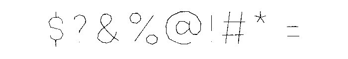 Halau Spooky Rough Inline Medium Font OTHER CHARS