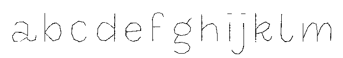 Halau Spooky Rough Inline Medium FONT