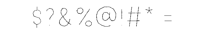Halau Spooky Rough Inline Regular Font OTHER CHARS