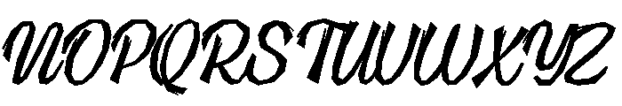 Halau Spooky Script Regular Font UPPERCASE