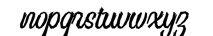 Halau Spooky Script Regular Font LOWERCASE